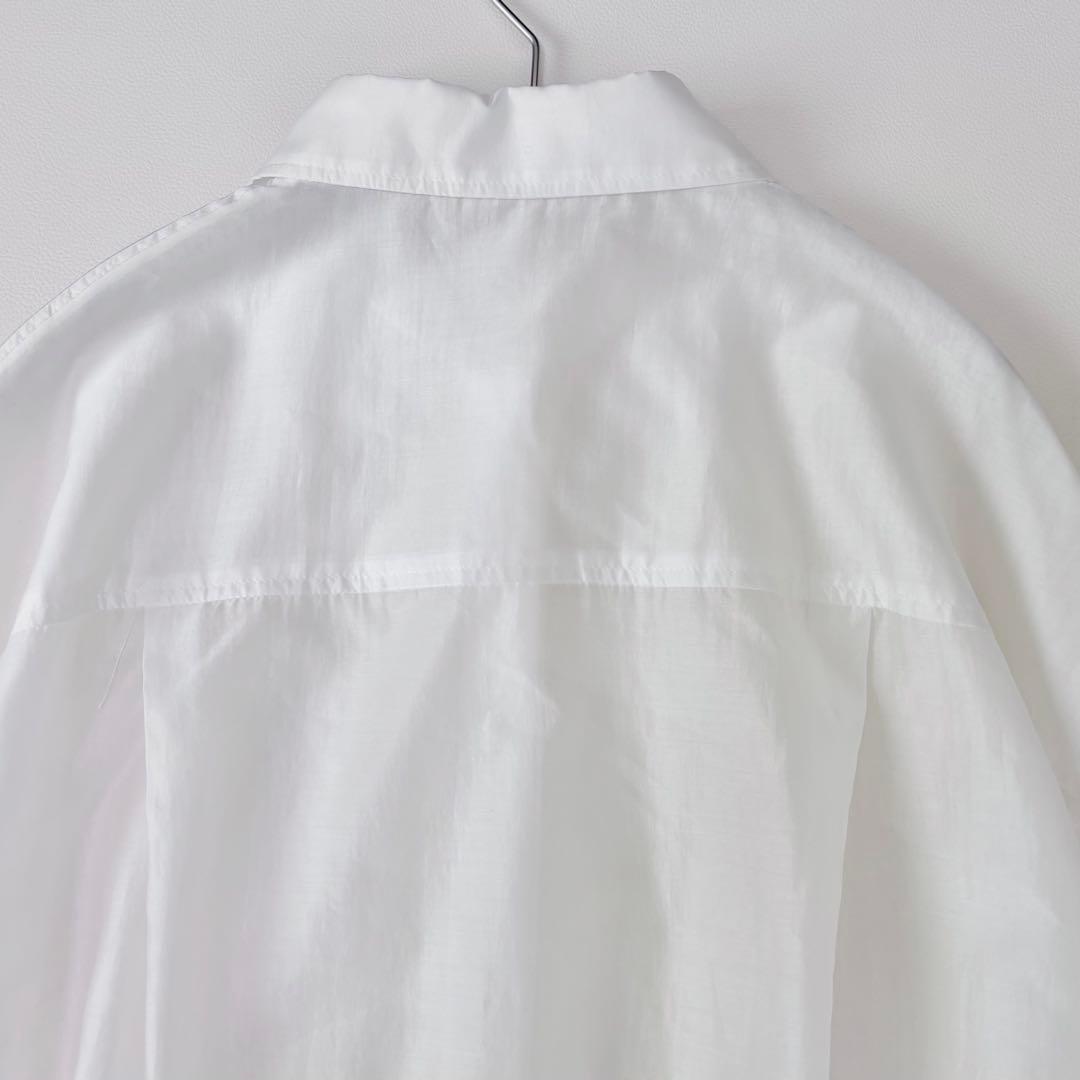 新品未使用　La boutique BonBonシアークロップドシャツ　ゆったり