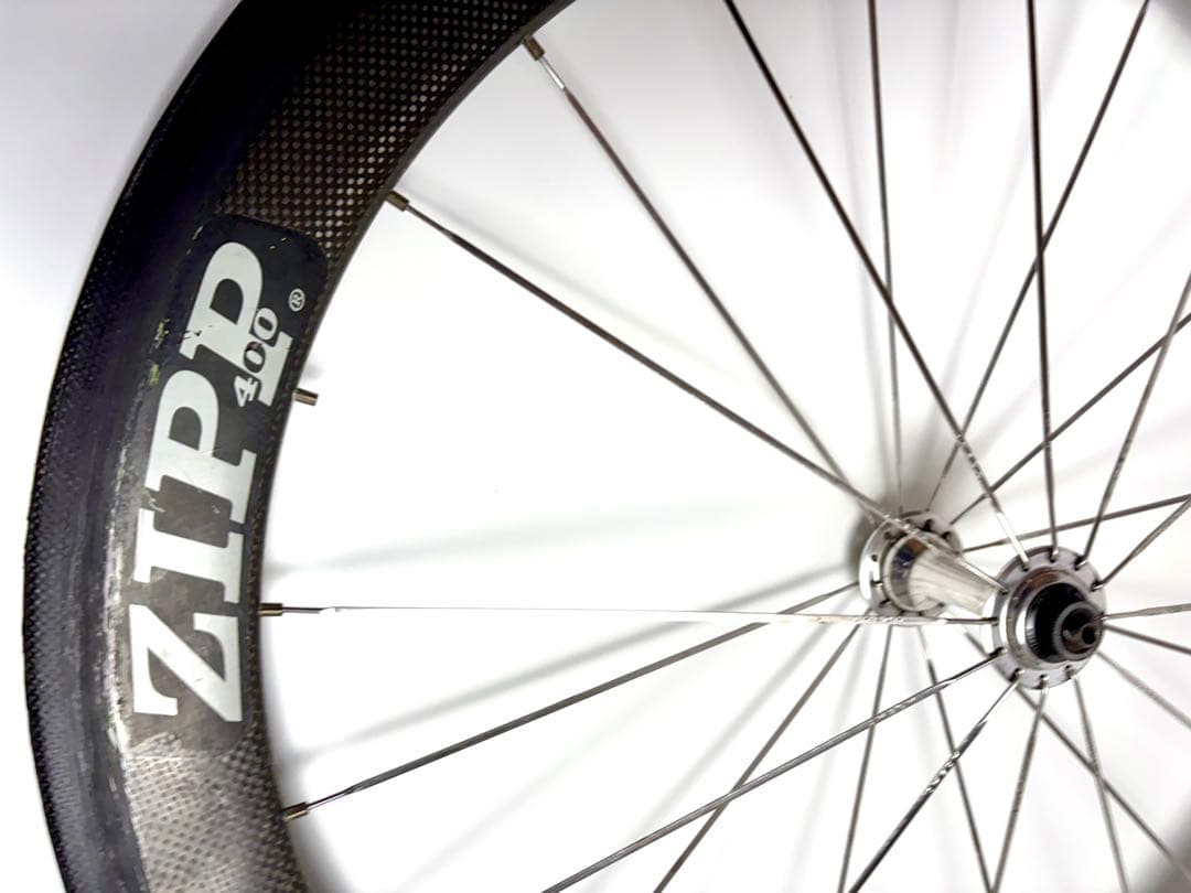 ZIPP 400カーボンホイール650c フロントホイール　チューブラー