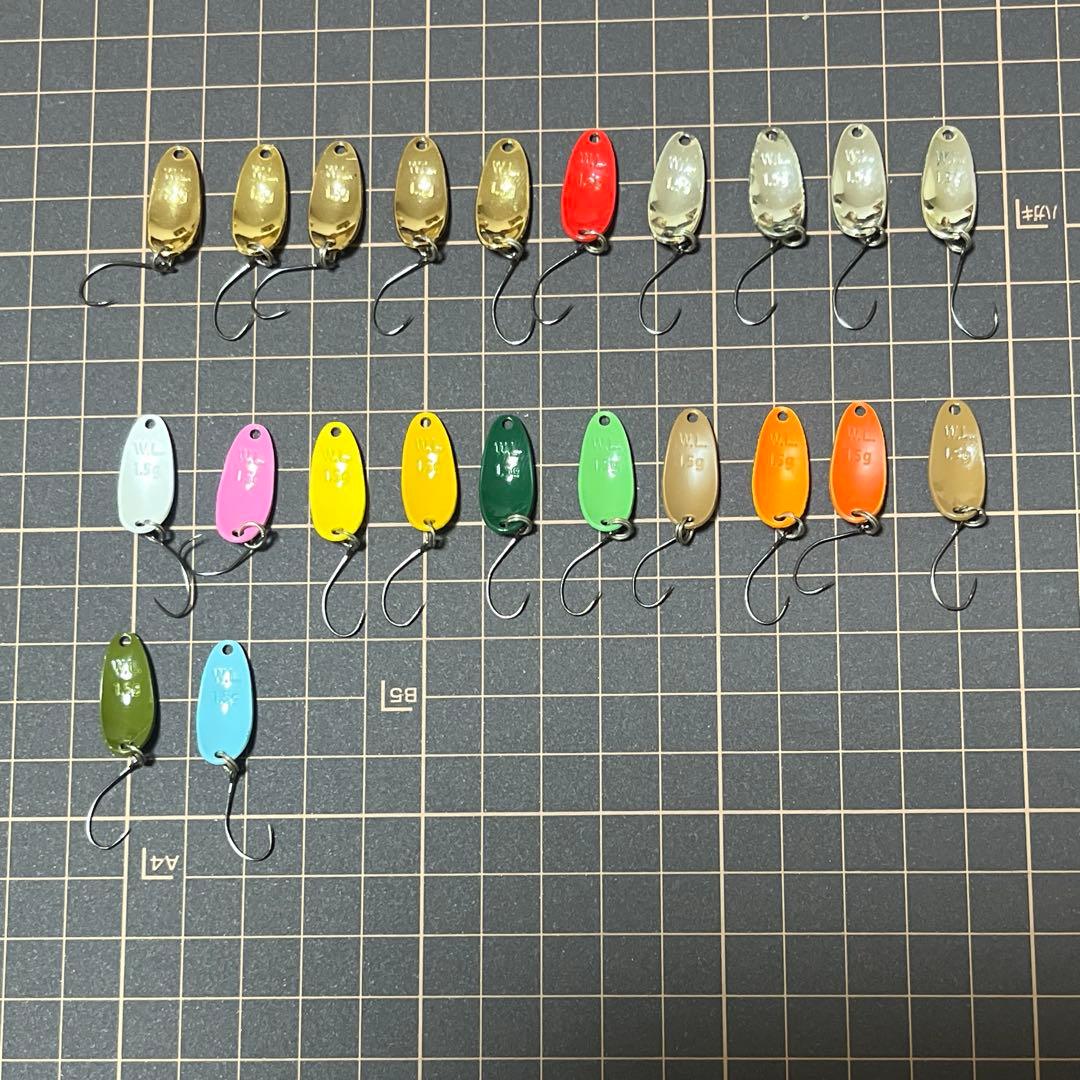 最終値下　ウォーターランド　ディープカッパー 1.5g 22個 村田基