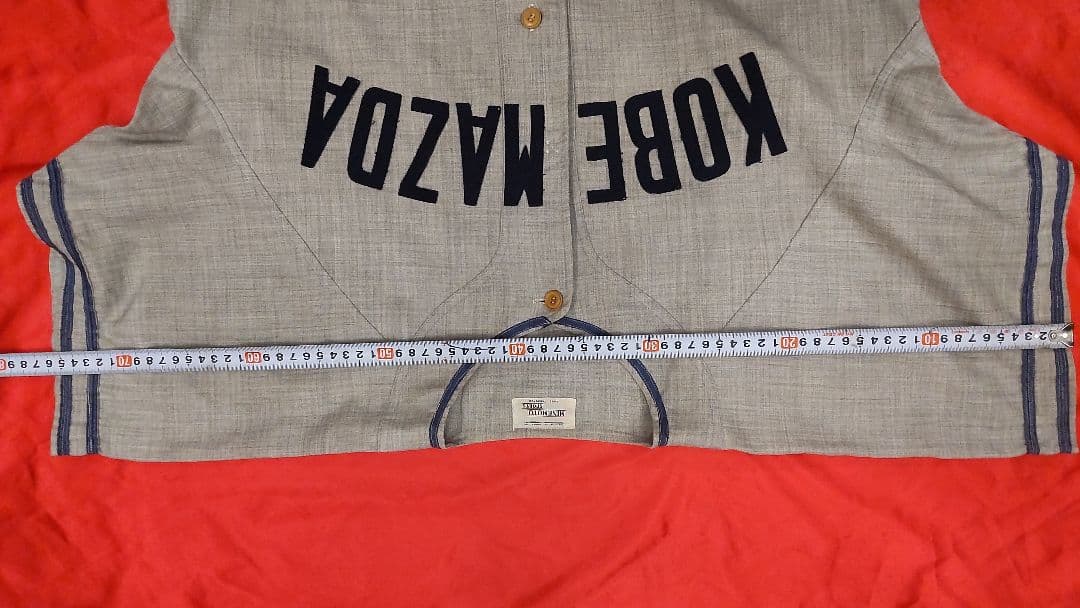 KOBE MAZDA 野球ウェア グレー　ビンテージ