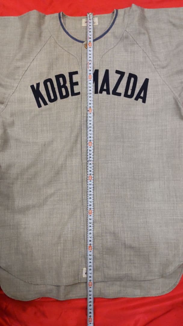 KOBE MAZDA 野球ウェア グレー　ビンテージ