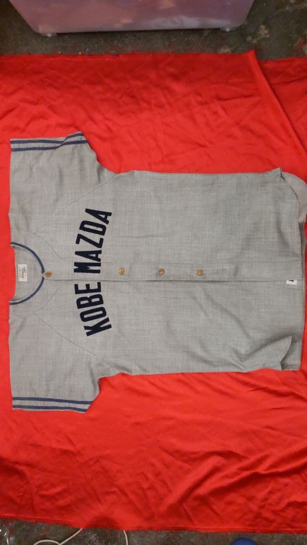 KOBE MAZDA 野球ウェア グレー　ビンテージ