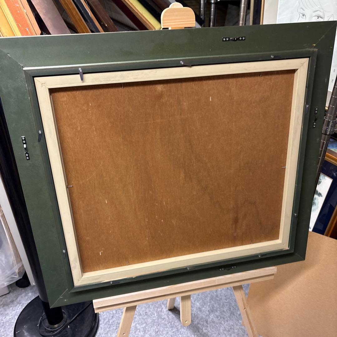 絵画　額縁　複製画　ガラス　F10