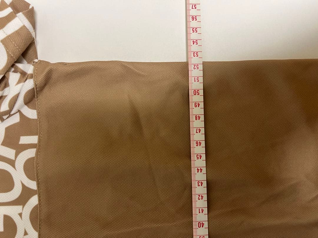 【美品‼️】ウノピュウゴルフ　立体ロゴ×総柄　ゴルフウェア　半袖　ポロシャツ