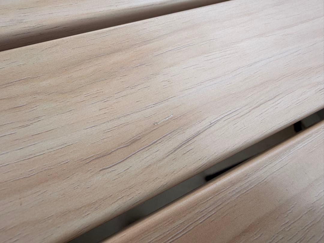 HUGEL アウトドア アルミ ロールトップ テーブル L ウッドグレイン