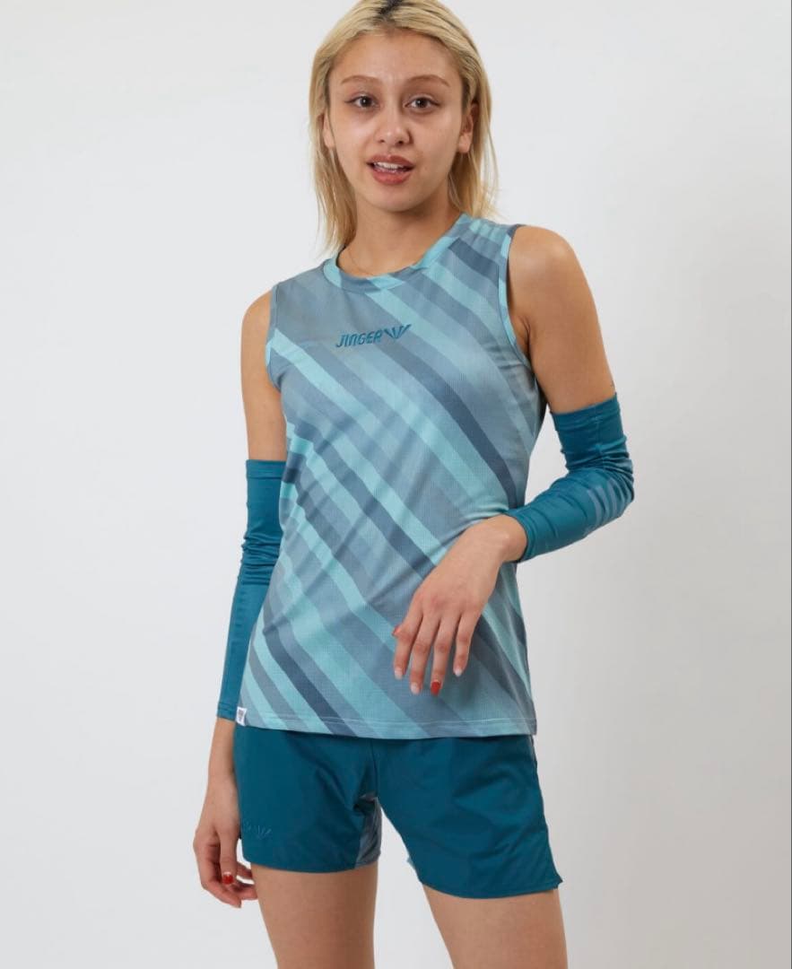 【JINGER】ノースリーブシャツ&パンツ Sサイズ☆メンズ/ユニセックス