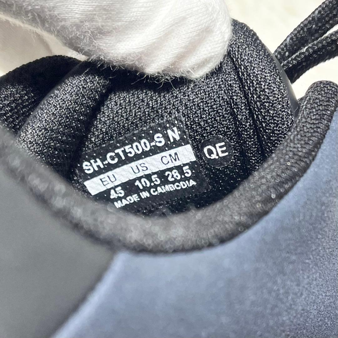 美品☆シマノ ビンディングシューズ SH-CT500 28.5cm ネイビー