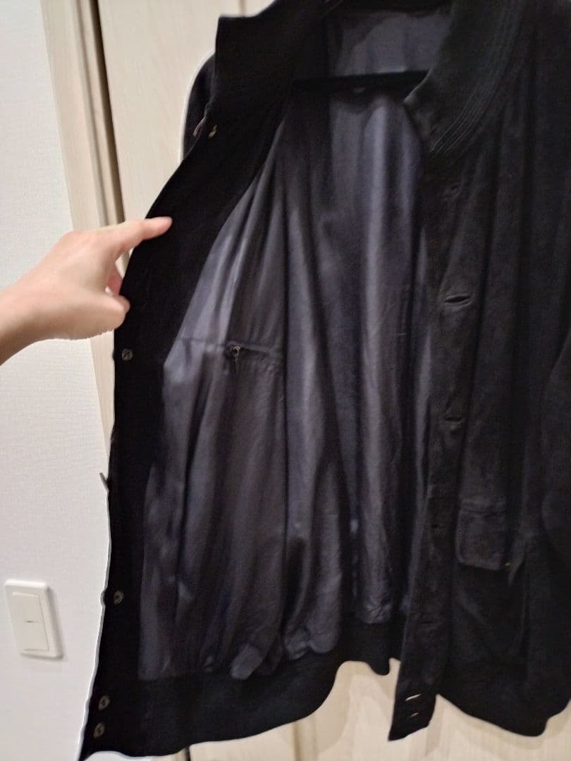 BRAUN HAMBURG スエード ジャケット バルスター ブラック