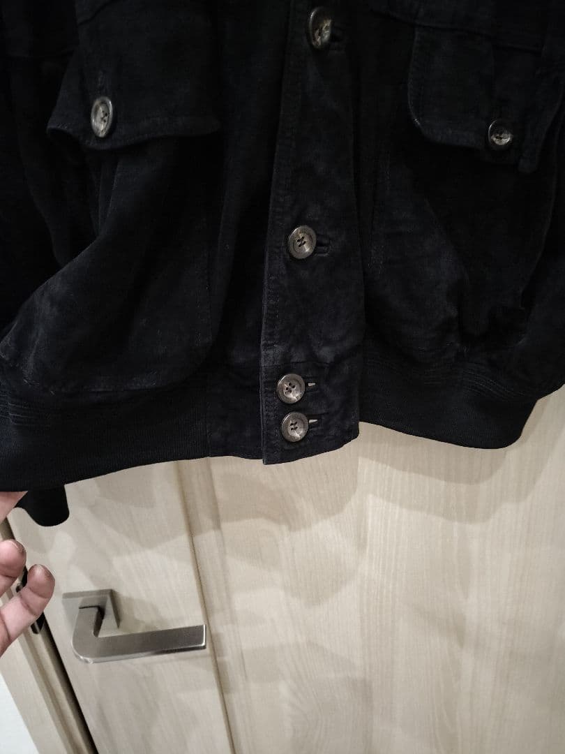 BRAUN HAMBURG スエード ジャケット バルスター ブラック