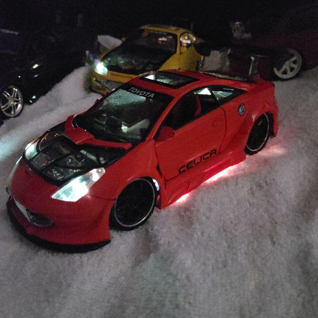 1:24　4台セット　R34 S15 エボ８ セリカ