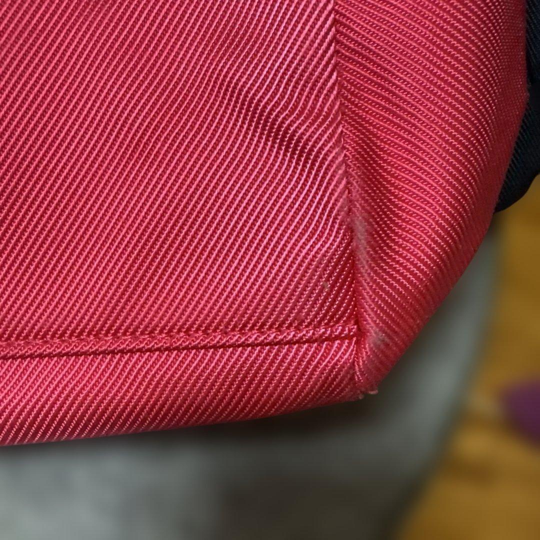 PEARLY GATES 大容量トートバッグ さくらシリーズ　ブラック/レッド