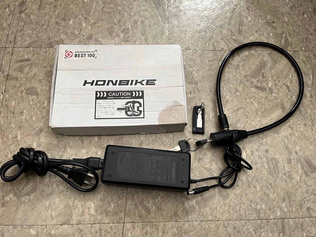HONBIKE TOGO01 折り畳み 電動自電車 チェーンレス 中古品