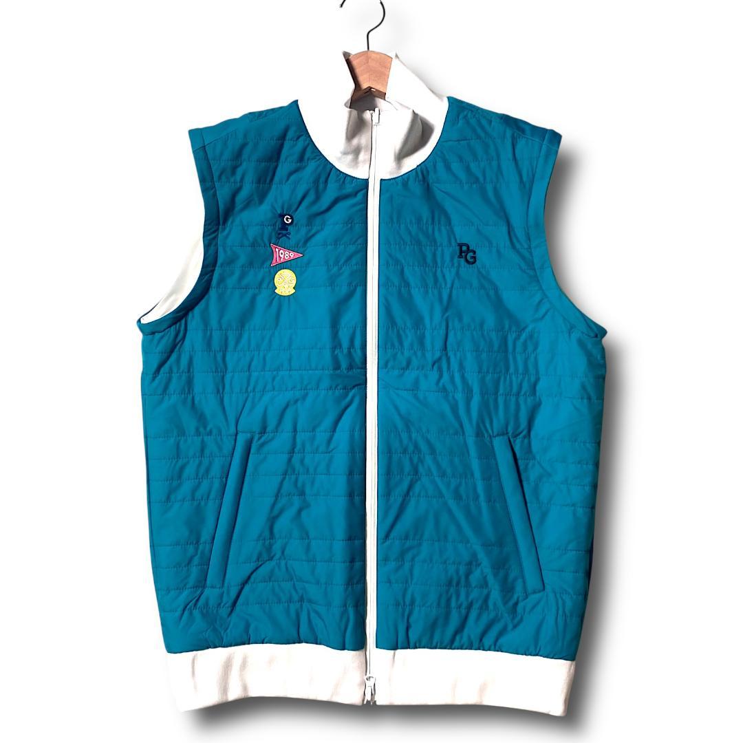 定価57200円 5 パーリーゲイツ リバーシブル 4WAY ブルゾン ベスト