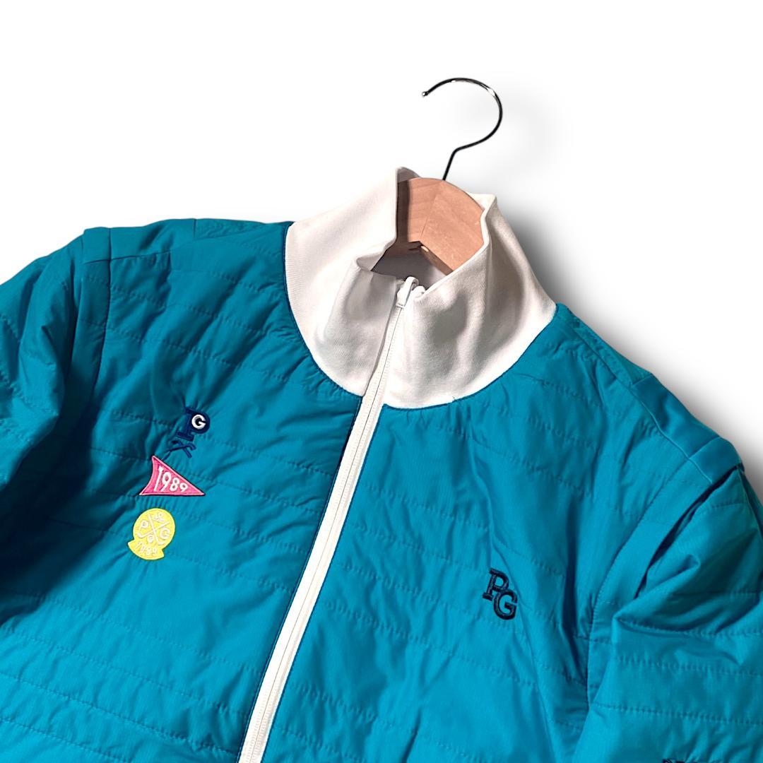 定価57200円 5 パーリーゲイツ リバーシブル 4WAY ブルゾン ベスト