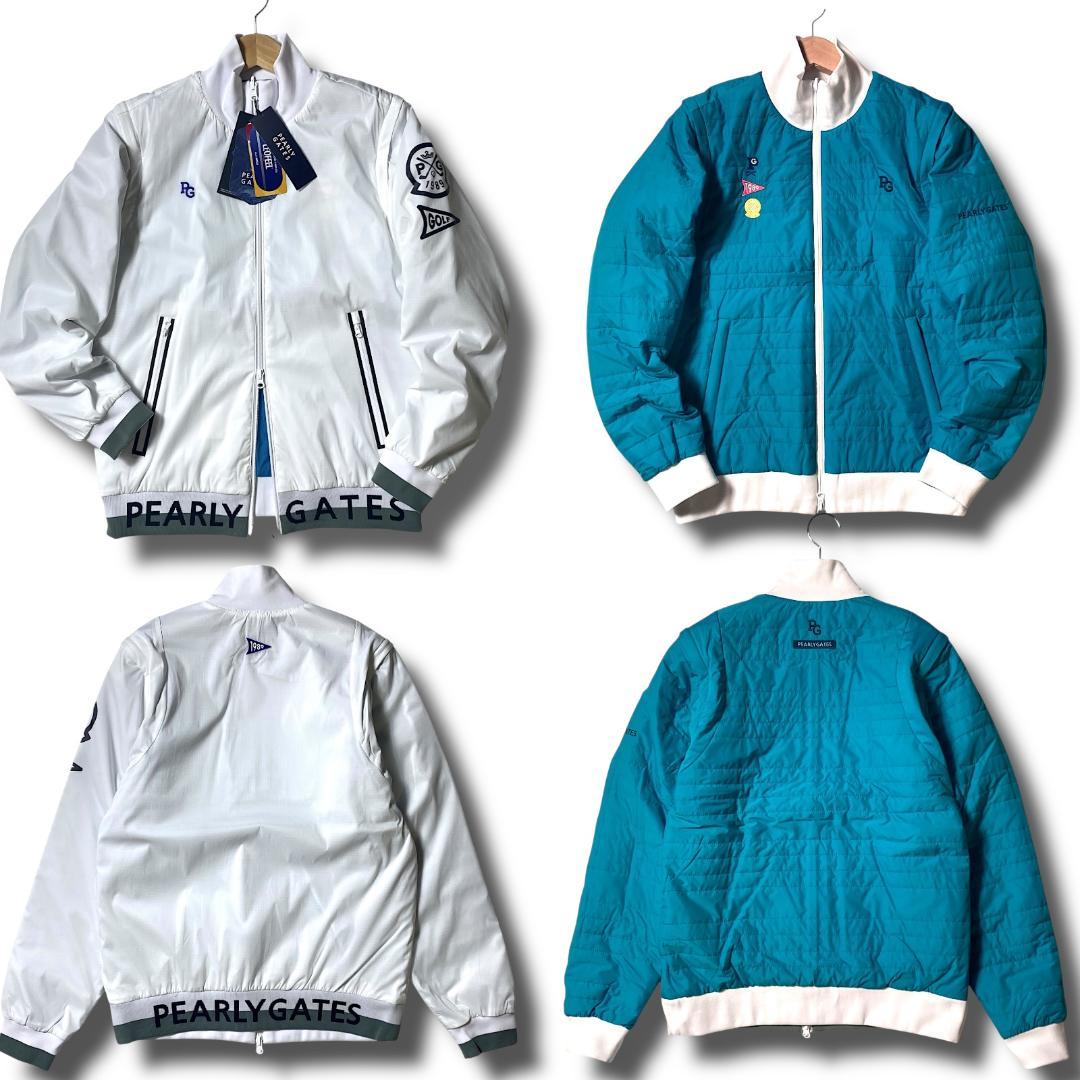 定価57200円 5 パーリーゲイツ リバーシブル 4WAY ブルゾン ベスト