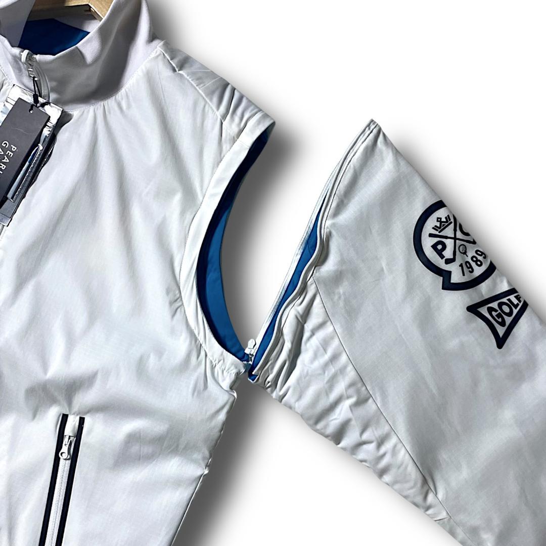 定価57200円 5 パーリーゲイツ リバーシブル 4WAY ブルゾン ベスト