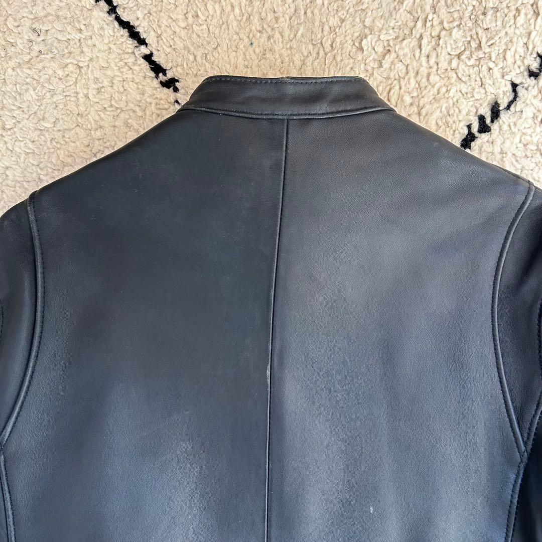 BEAUTY&YOUTH レザーシングルライダースジャケット M〜Lサイズ相当