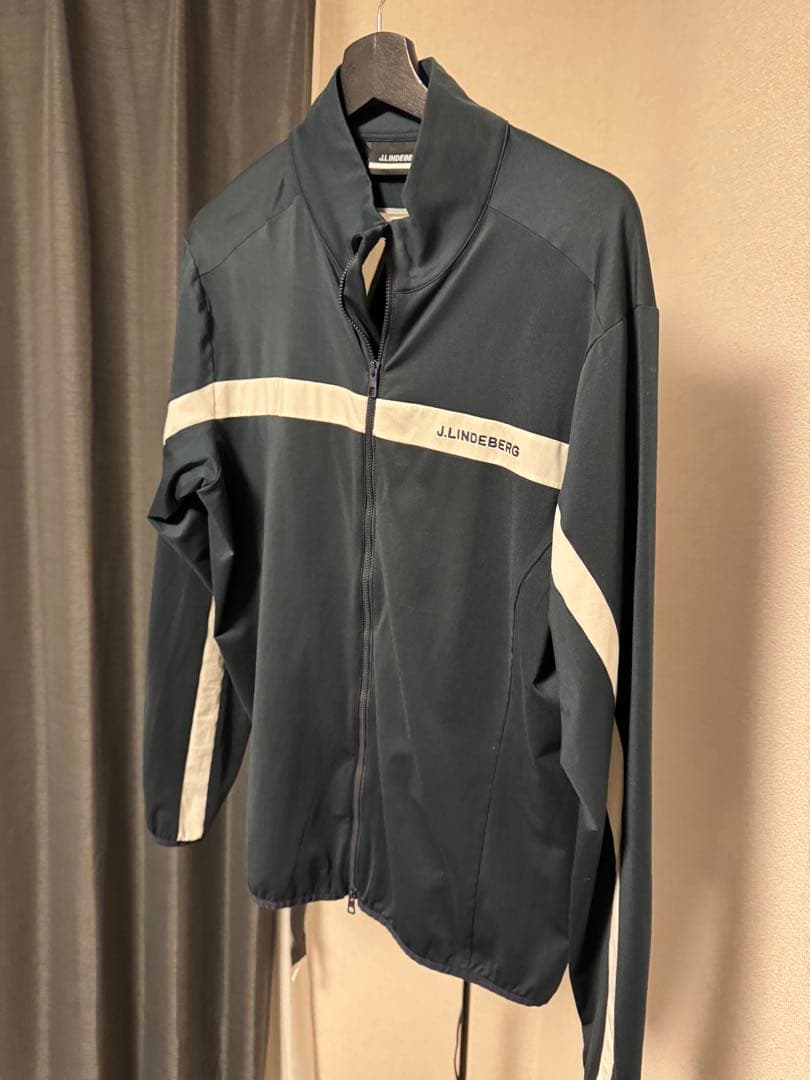 美品 J.LINDEBERG ゴルフ ジャケット XL ネイビー　ジップアップ