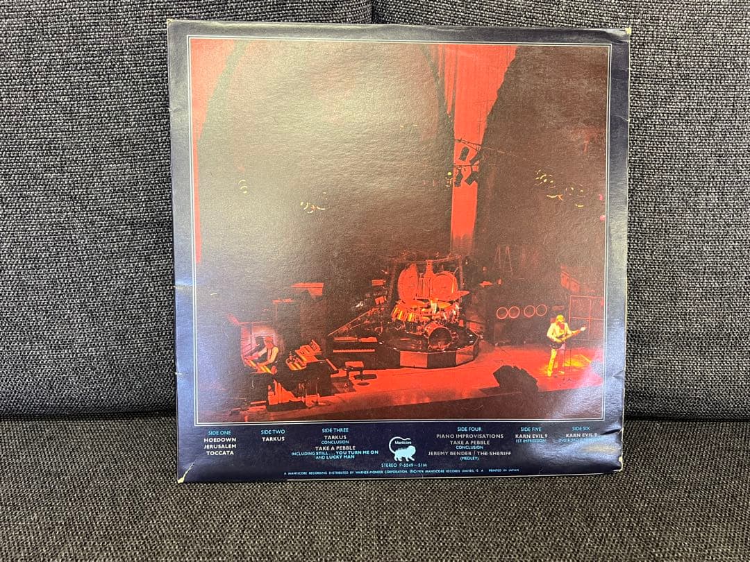 ELP 1974年 日本盤 3LP 洋楽レコード　ライブP-5549-51M