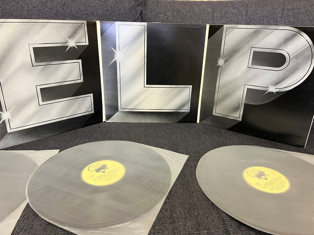 ELP 1974年 日本盤 3LP 洋楽レコード　ライブP-5549-51M