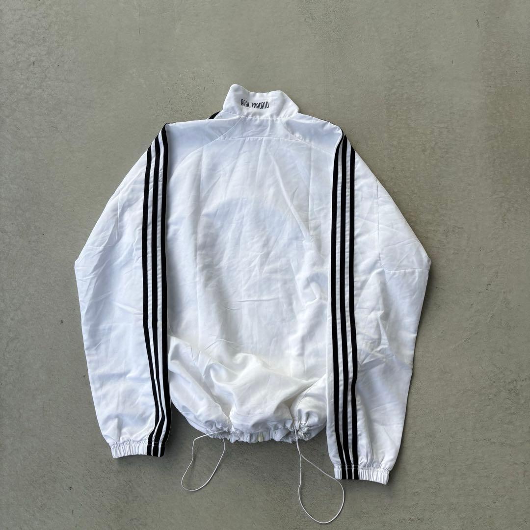 00s adidas レアルマドリード　ナイロンジャケット　Y2K アーカイブ