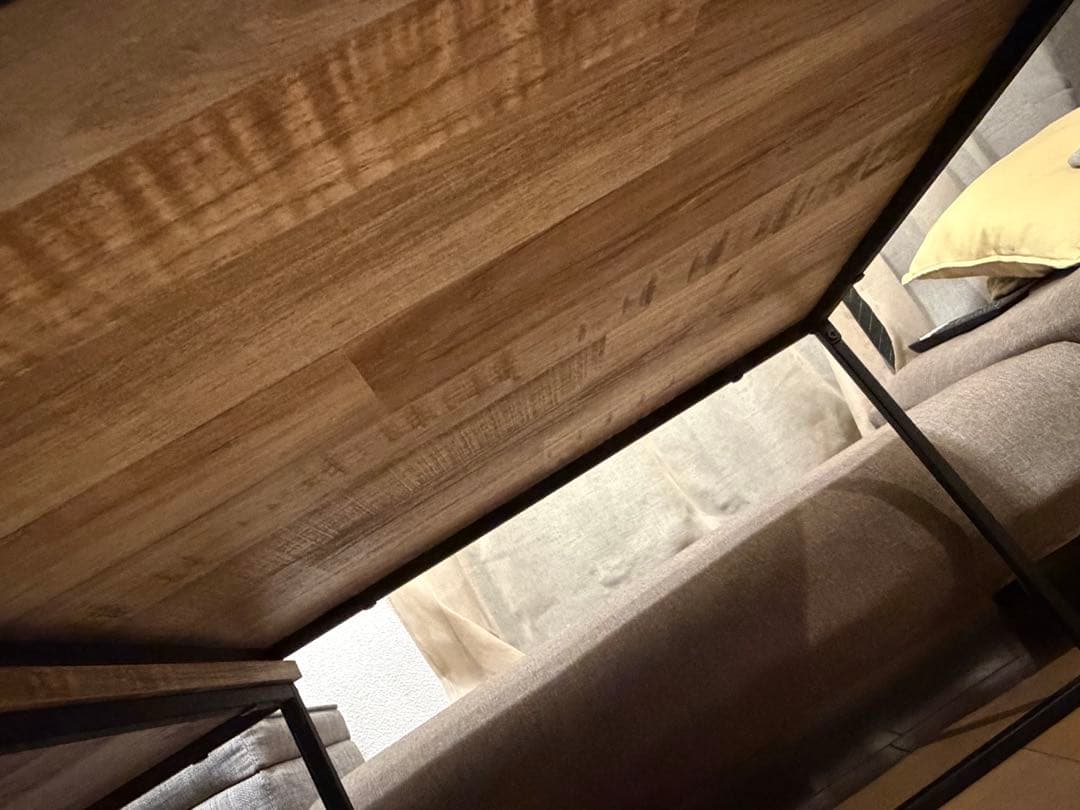 LOWYA　ローテーブル　伸縮　ナチュラル