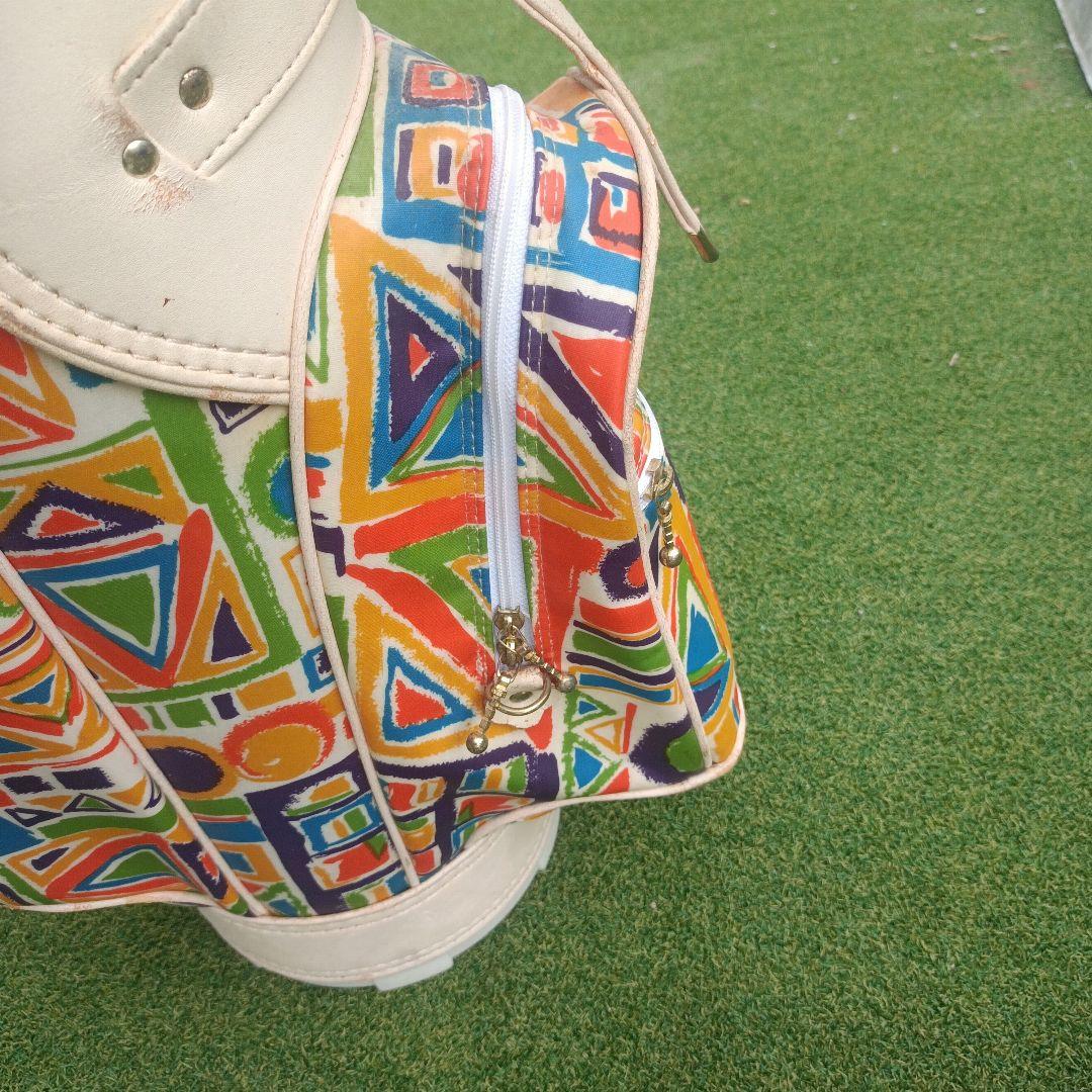 カラフルなゴルフバッグとクラブ13本セット右利用