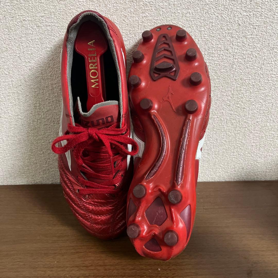 ミズノ モレリア NEO 2(レッド×ホワイト) 26cm