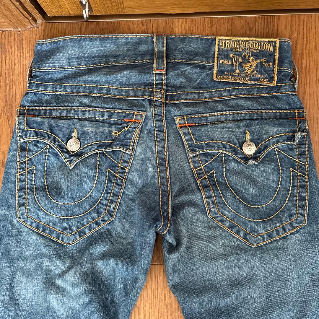 true religionフレアデニム　極太ステッチ　swag