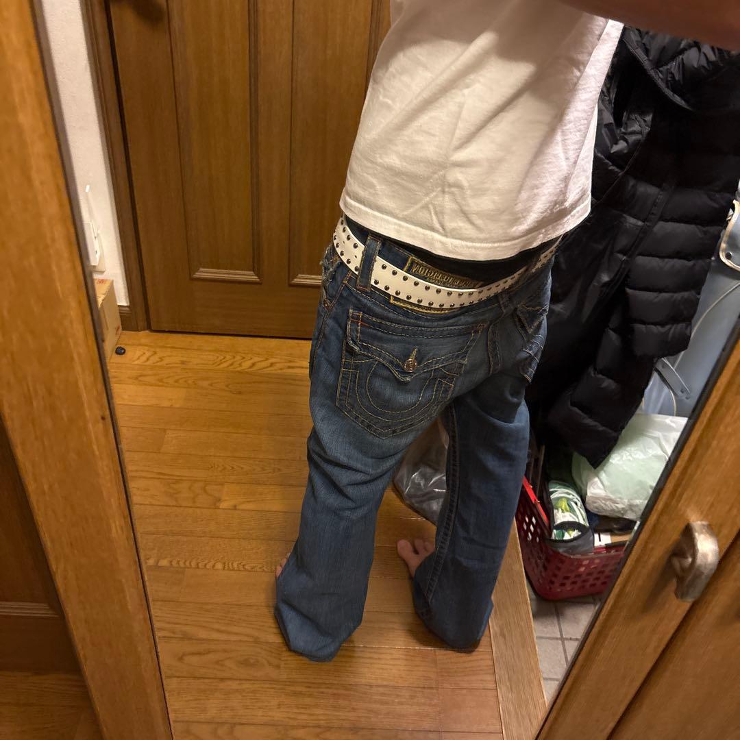 true religionフレアデニム　極太ステッチ　swag