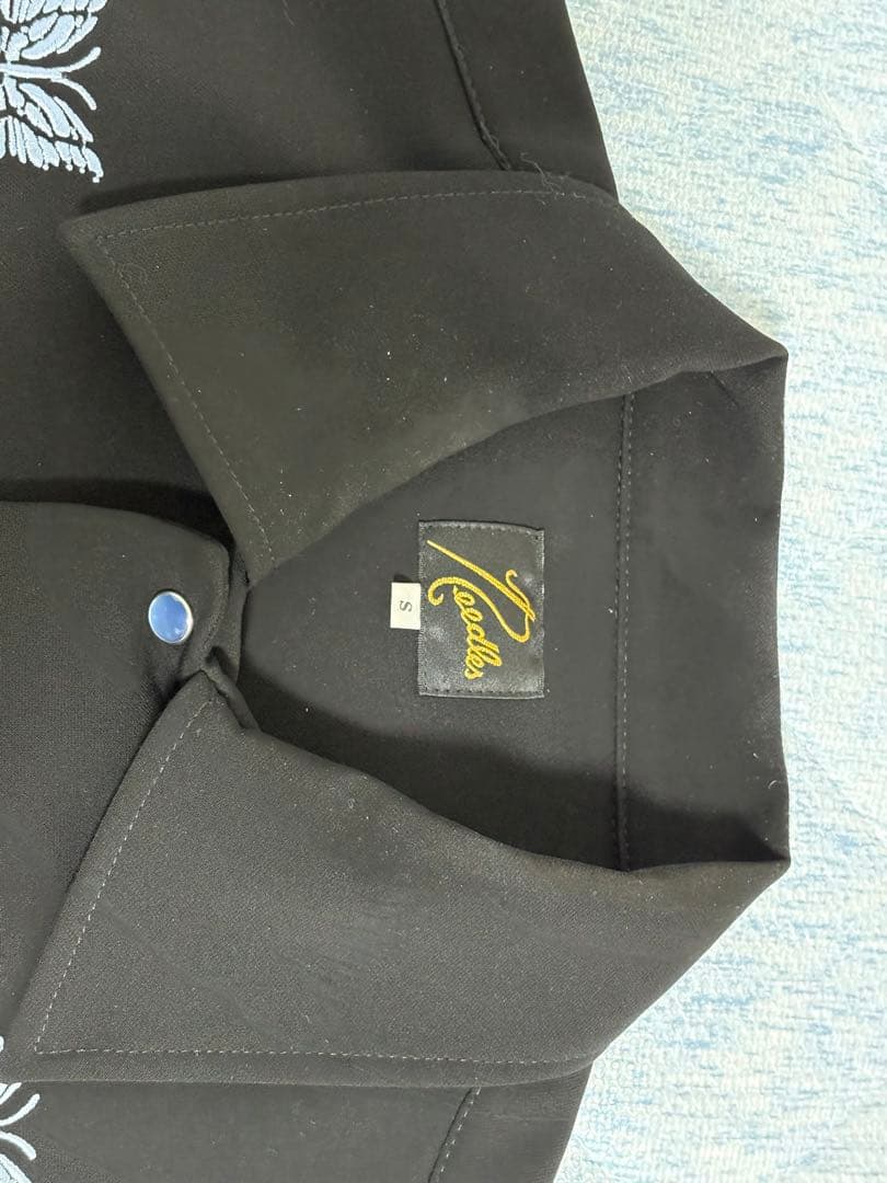NEEDLES 23SS カウボーイジャケット 黒x 水色