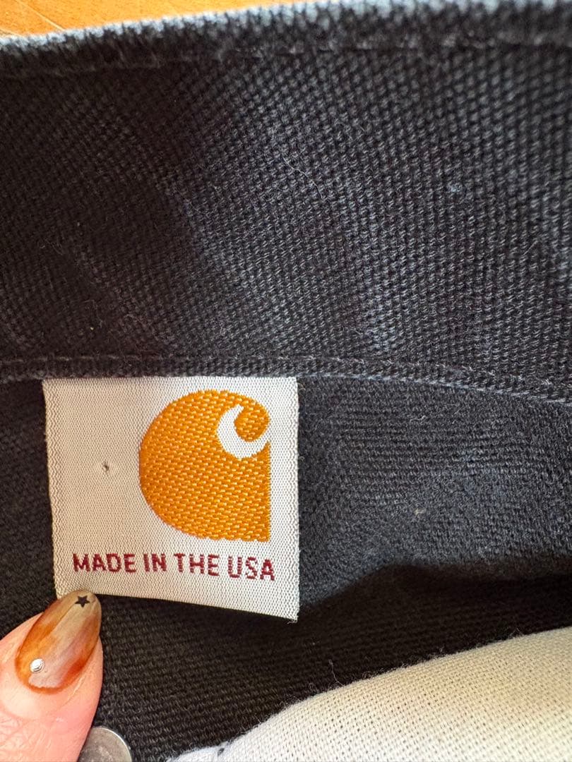 ち*ー様 Carhartt B01-BLK 30×30ダブルニー ブラックペイン