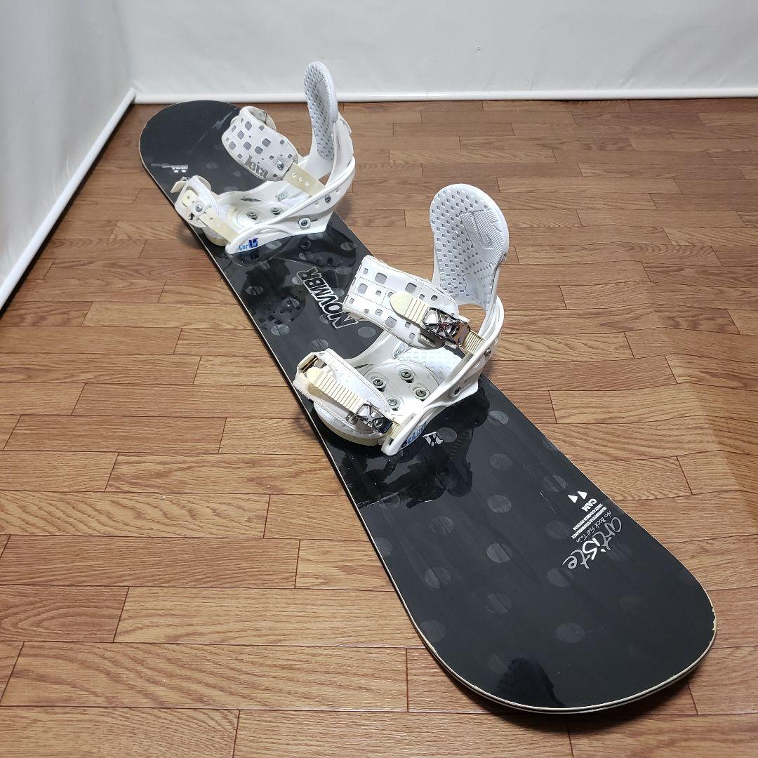 NOVEMBER BURTON 142cm スノーボードセット