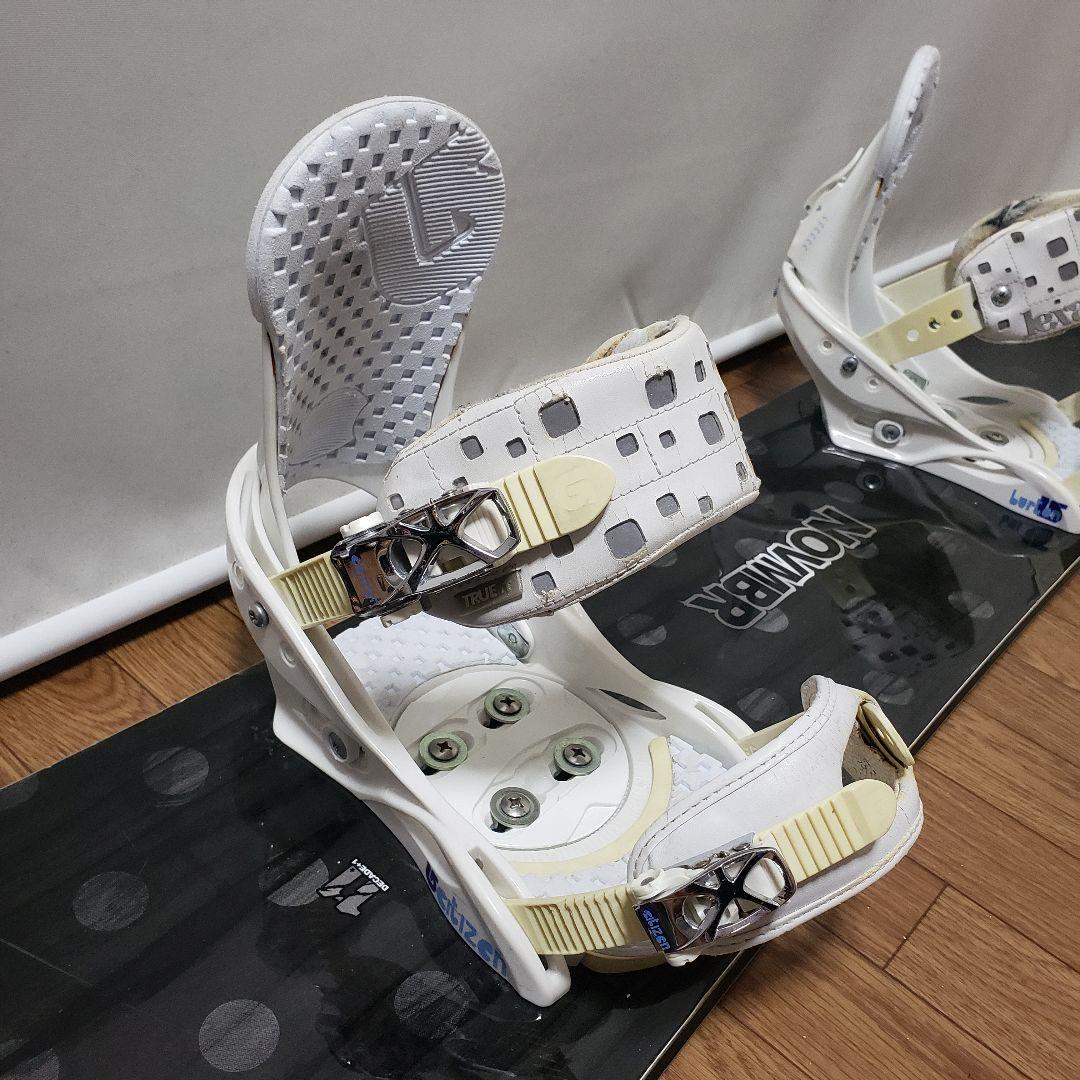 NOVEMBER BURTON 142cm スノーボードセット