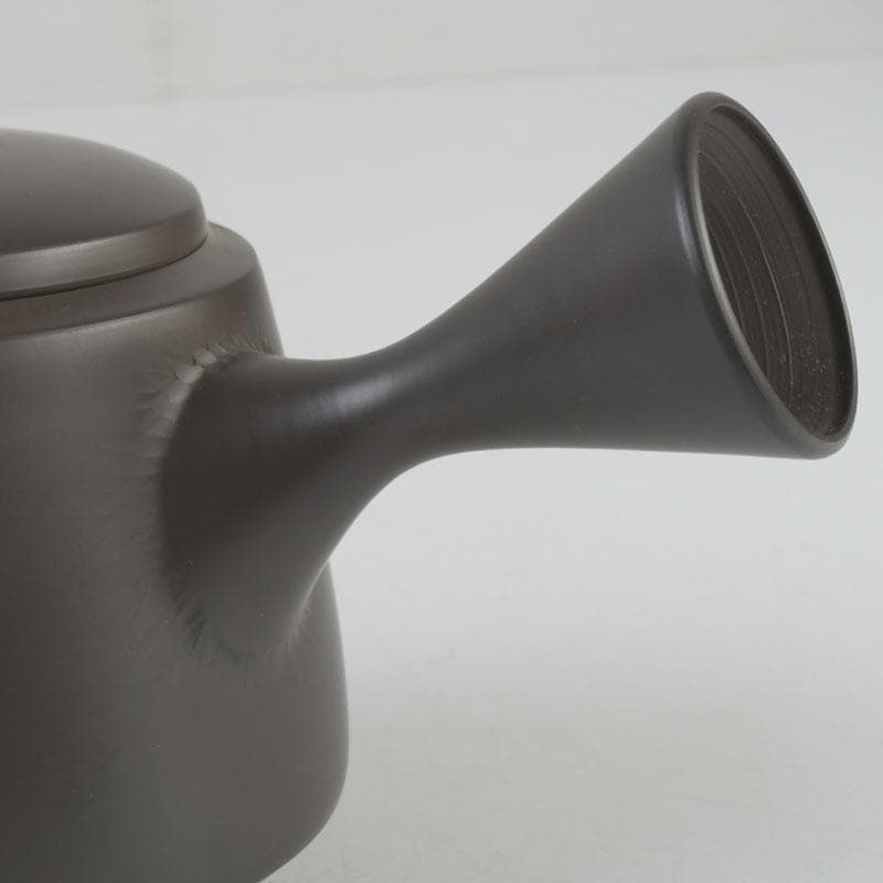 煎茶道具　常滑焼　伊藤昭陽作　急須　茶壷　共布共箱　V　9772