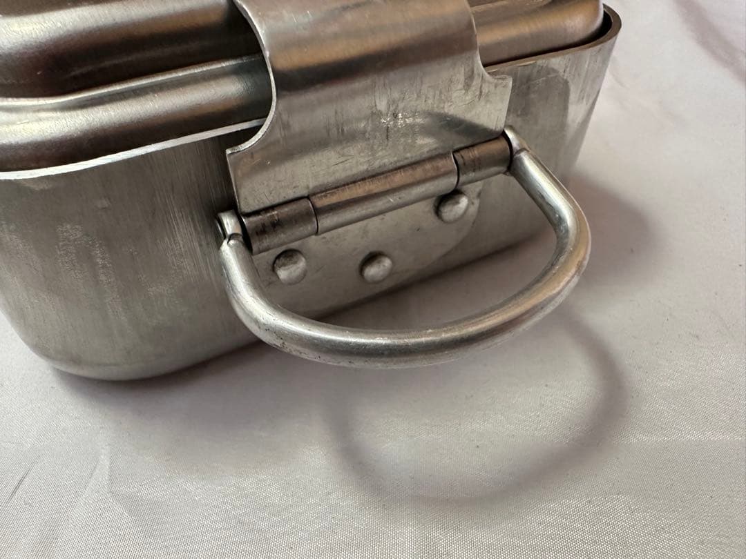 フランス軍M52 メスキット 飯盒 アンティーク カトラリー メスティン