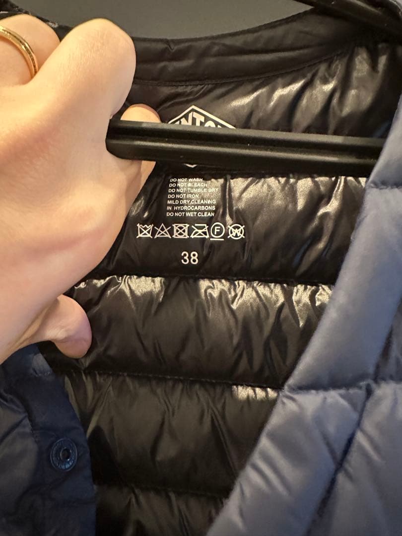 ダントンダウンベスト 38