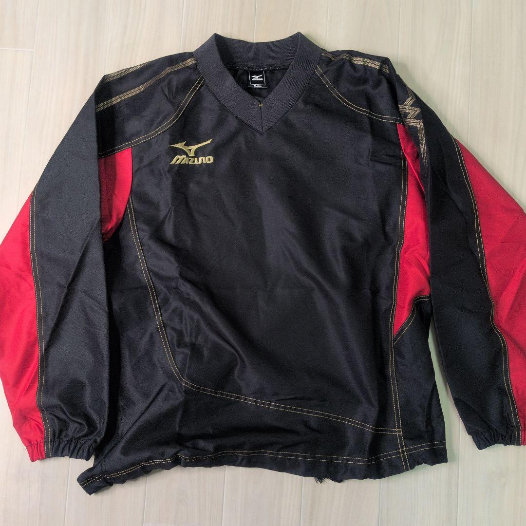 美品　ミズノ タフブレーカー セットアップ ウィンドブレーカー M 黒