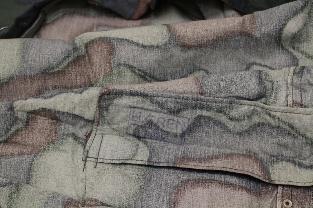 USED ノルウェー軍幕 カモ2 ポンチョテントシート 1枚 ミリタリー