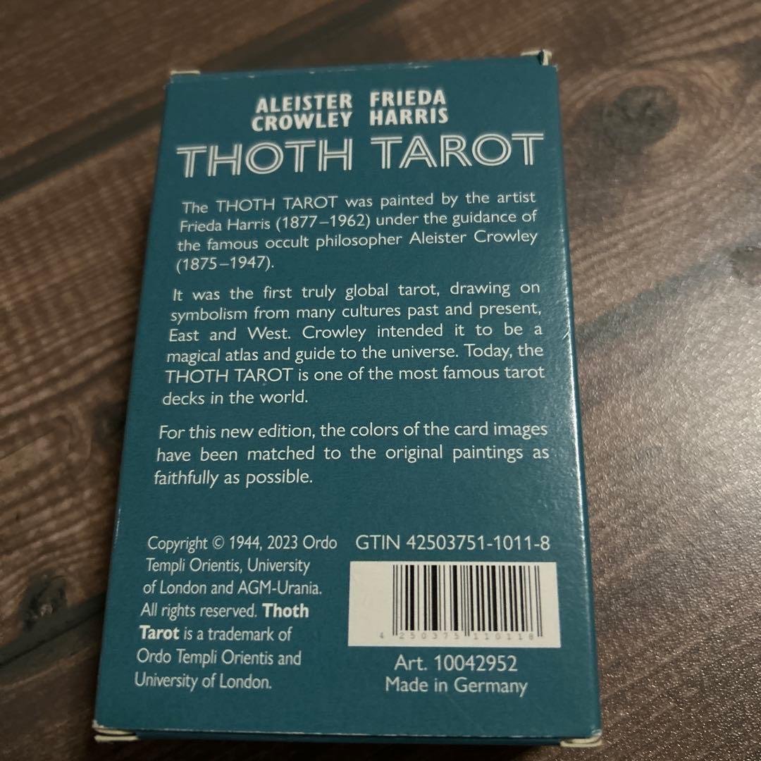 【トート・タロットセット】トート・タロットカード/トート・タロット解説本