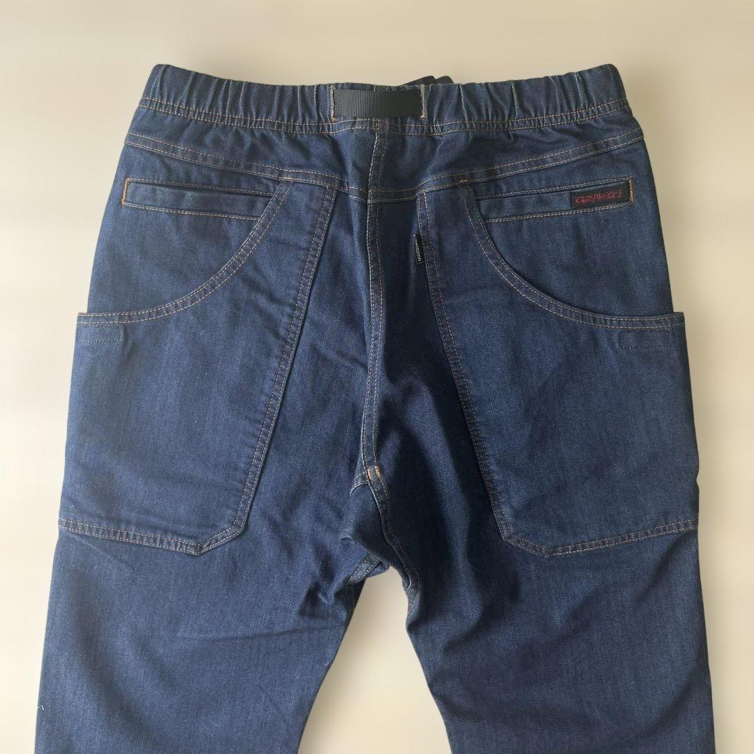 グリップスワニー×グラミチ コラボ ストレッチデニム ガーデンパンツ M