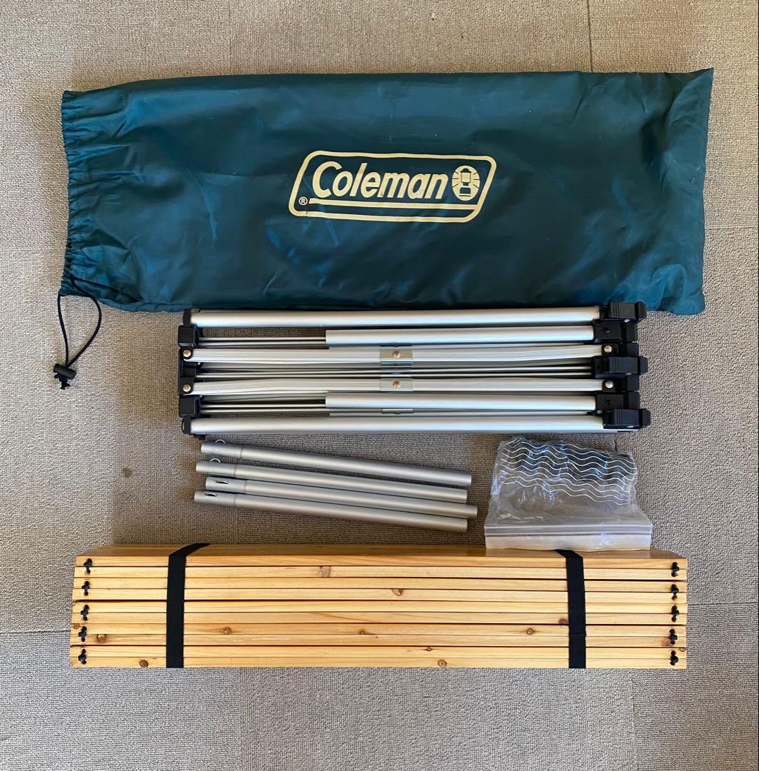 coleman コールマン ナチュラルウッド ロールテーブル110