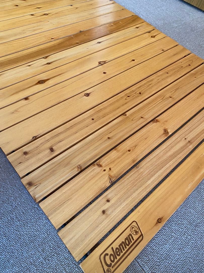 coleman コールマン ナチュラルウッド ロールテーブル110