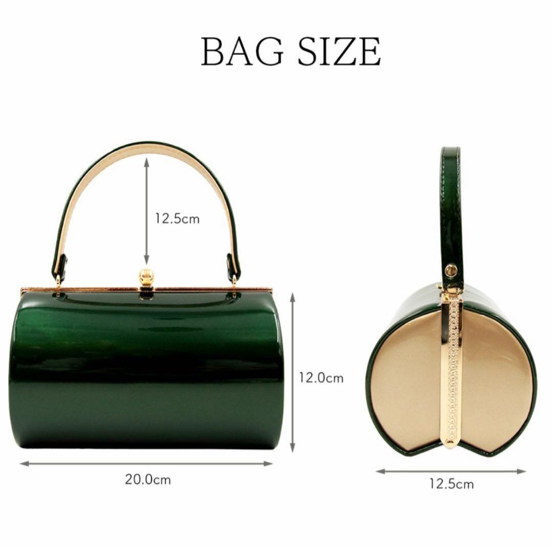 パール塗装エナメル厚底草履バッグセット／NO.15