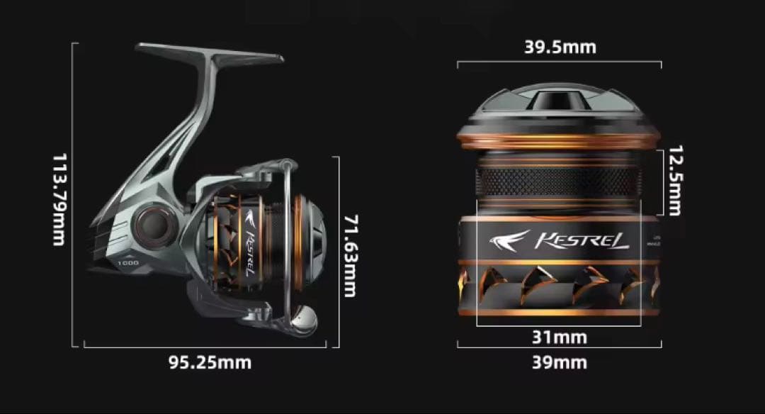 リール KastKing Kestrel1000