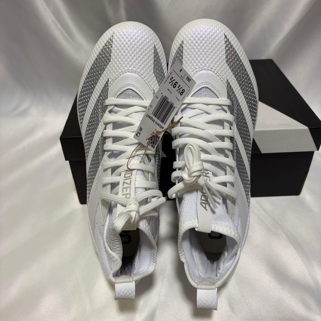 Adizero Impact Cleats　WHT/SIL　26.5㎝　O