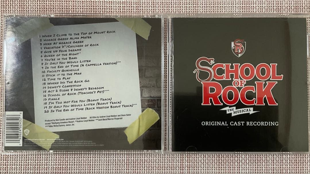 ミュージカルCD 6セット計7枚（オリジナルキャスト録音。英語版）