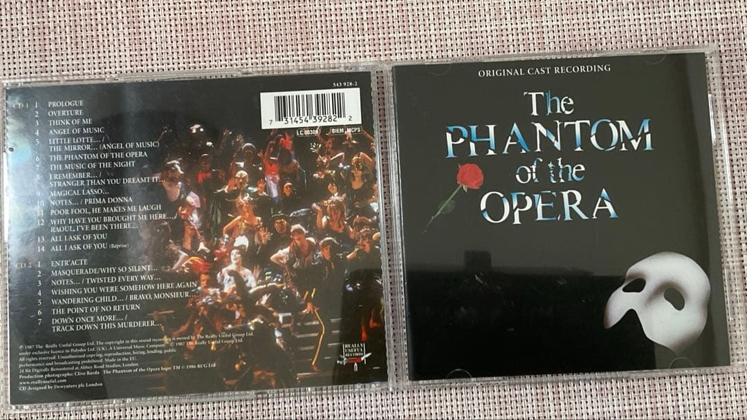 ミュージカルCD 6セット計7枚（オリジナルキャスト録音。英語版）