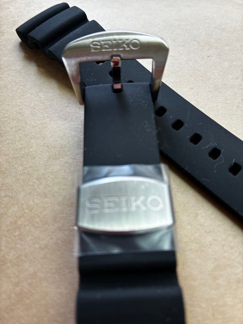 セイコー　シリコンラバー　ストラップ　ベルト