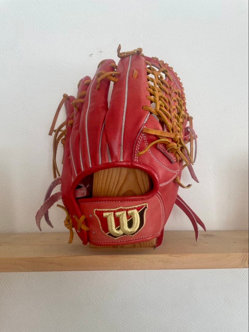 Wilson 硬式野球グローブ レッド